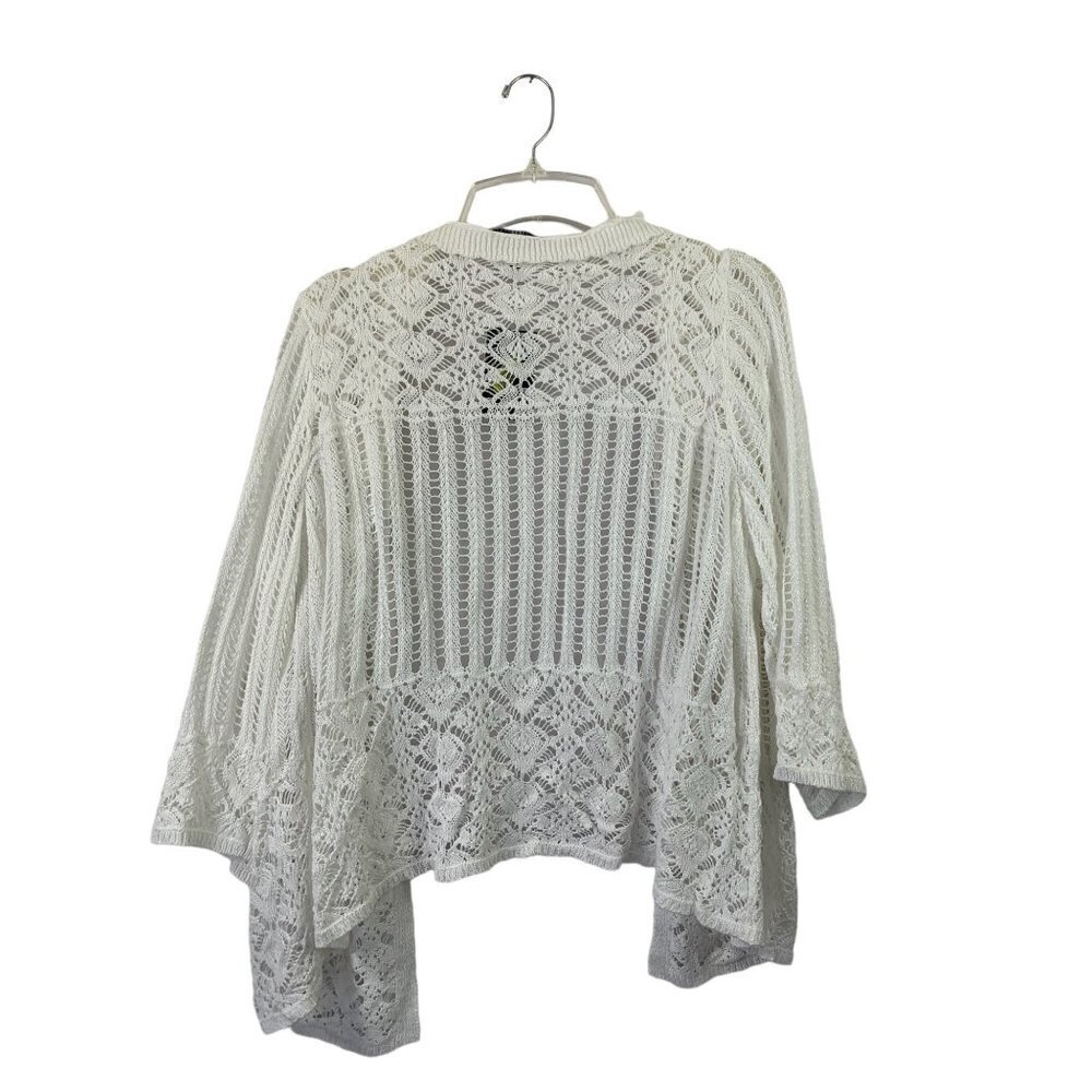 Investments II Women's White Knitted Cardigan - Picture 2 of 5